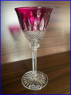 1 verre en cristal améthyste à vin du Rhin (Roemer) Saint-Louis collection Tommy