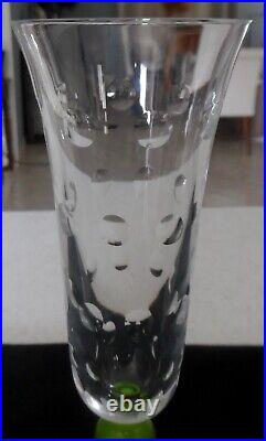 1 verre flûte à champagne modèle Bubble cristal Saint Louis H 23,6 parfait état