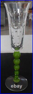 1 verre flûte à champagne modèle Bubble cristal Saint Louis H 23,6 parfait état