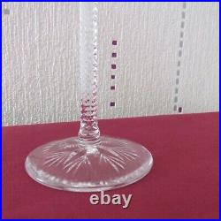 1 verre roemer vert en cristal de saint louis modèle FLORENCE signé H 23,7 cm