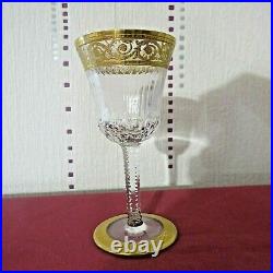 1 verres a vin en cristal de saint louis modèle thistle signé H 14,7