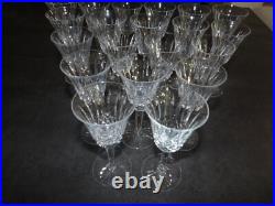 20 verres à porto en cristal de saint louis modèle Tarn H 13 cm