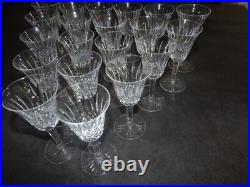 20 verres à porto en cristal de saint louis modèle Tarn H 13 cm