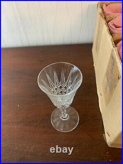23 verres à vin blanc modèle Tarn en cristal de Saint Louis (prix à la pièce)