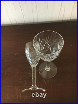 23 verres à vin rouge modèle Chantilly cristal de Saint Louis /prix à la pièce