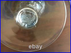 23 verres à vin rouge modèle Chantilly cristal de Saint Louis /prix à la pièce
