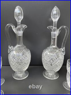 2 Carafe Et 12 Verres À Vin Blanc En Cristal Saint Louis Modèle Gavarni 2 Carafe Et 12 Verres À Vin Blanc En Cristal Saint Louis Modèle Gavarni