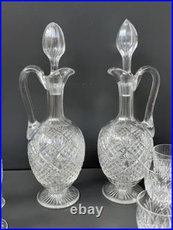 2 Carafe Et 12 Verres À Vin Blanc En Cristal Saint Louis Modèle Gavarni 2 Carafe Et 12 Verres À Vin Blanc En Cristal Saint Louis Modèle Gavarni