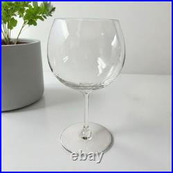 2 Grands Verres Dégustation Vin Cristal Saint-Louis 23 cm Signés
