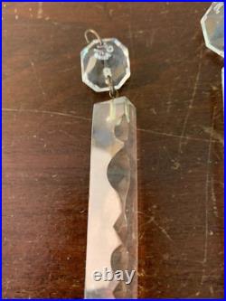 2 pampilles GM de lustre en cristal de Saint Louis (prix à la pièce)