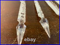 2 pampilles GM de lustre en cristal de Saint Louis (prix à la pièce)