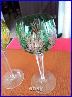 2 verres à eau cristal Saint Louis Roemer Modèle Florence 2 verres à eau cristal Saint Louis Roemer Modèle Florence