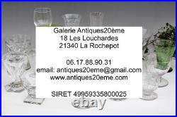2 verres à vin n°4 cristal de Saint Louis modèle Excellence NEUFS Wine glasses