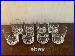 2 verres à whisky modèle marine Jersey cristal Saint Louis (prix à la pièce)