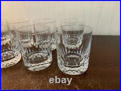 2 verres à whisky modèle marine Jersey cristal Saint Louis (prix à la pièce)