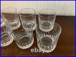 2 verres à whisky modèle marine Jersey cristal Saint Louis (prix à la pièce)