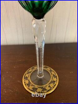 2 verres modèle Callot en cristal de Saint Louis (prix à la pièce)
