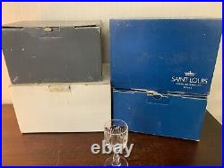 30 verres à vin blanc modèle Liane en cristal de Saint Louis (prix à la pièce) 30 verres à vin blanc modèle Liane en cristal de Saint Louis (prix à la pièce)