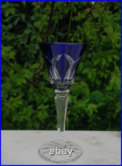 3398 saint louis roemer 6 verres à digestif cristal model camargue h. 12 cm