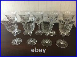 36 verres à vin modèle Tommy cristal de Saint Louis h 17 cm (prix à la pièce)