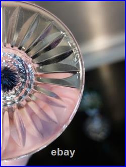 3 Verres A Liqueur Roemer En Cristal Taillé Couleur Doublé Tommy St Louis B5