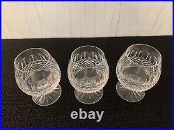 3 verres à cognac modèle Tommy en cristal de Saint Louis (prix à la pièce)