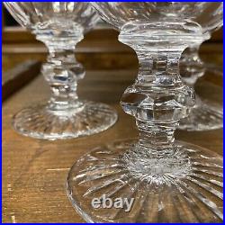 3 verres à eau modèle Trianon en cristal de Saint Louis 14cm