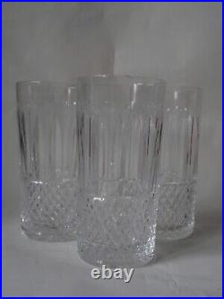 3 verres a orangeade en cristal de saint louis modèle tommy