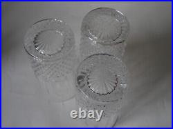 3 verres a orangeade en cristal de saint louis modèle tommy