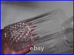 3 verres a orangeade en cristal de saint louis modèle tommy
