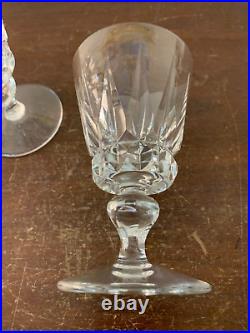 3 verres à vin modèle Guernesez en cristal de Saint Louis (prix à la pièce)