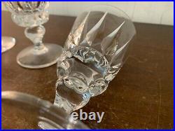 3 verres à vin modèle Guernesez en cristal de Saint Louis (prix à la pièce)
