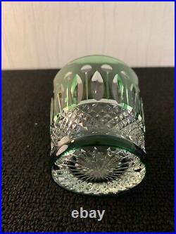 3 verres à whisky modèle Tommy couleur en cristal Saint Louis (prix à la pièce)