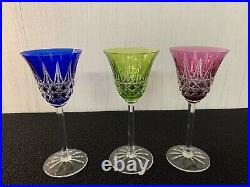3 verres couleur modèle Tarn en cristal de Saint Louis (prix à la pièce) modèle1 3 verres couleur modèle Tarn en cristal de Saint Louis (prix à la pièce) modèle1