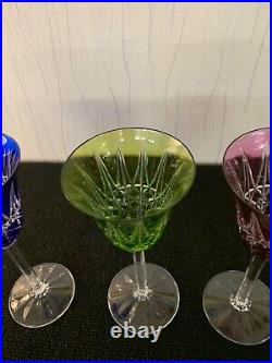 3 verres couleur modèle Tarn en cristal de Saint Louis (prix à la pièce) modèle1 3 verres couleur modèle Tarn en cristal de Saint Louis (prix à la pièce) modèle1