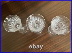3 verres en cristal à Porto (n°5 / ht 13,9 cm) Saint-Louis collection Tommy