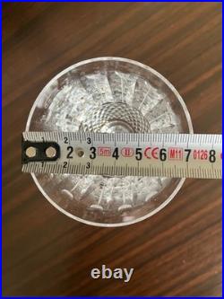 3 verres en cristal à Porto (n°5 / ht 13,9 cm) Saint-Louis collection Tommy