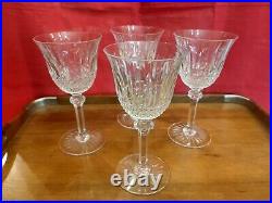 4 Verres À Vin cristal St Louis modèle Tommy