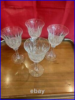 4 Verres À Vin cristal St Louis modèle Tommy