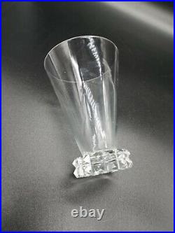 4 Verres En Cristal Saint-Louis Modèle Diamant 12cm