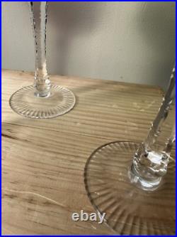 4 Verres en Cristal Saint Louis Roemer couleur Rhin 1970 vin d'alsace France
