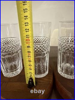 4 Verres shop gobelet cristal taillé Saint ST Louis modèle Trianon 13 cm