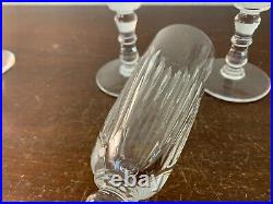 4 flûtes à champagne modèle Liane en cristal de Saint Louis (prix à la pièce)