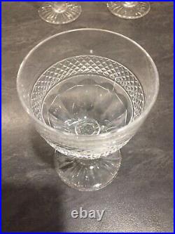 4 grands verres à vin cristal St Louis modèle Trianon 12 cm