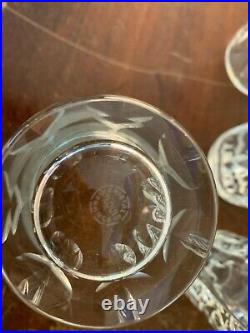 4 verres à orangeade modèle Cerdagne en cristal de Saint Louis (prix à la pièce)