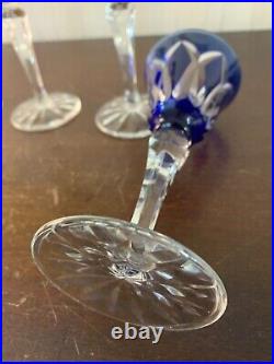 4 verres à porto modèle Camargue en cristal de Saint Louis (prix à la pièce)