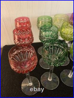 4 verres à vin modèle de Saint Louis (prix à la pièce)