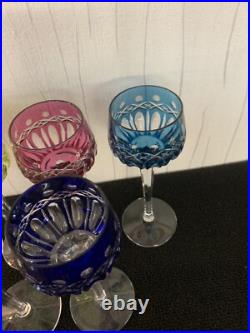 4 verres à vin modèle de Saint Louis (prix à la pièce)