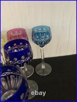 4 verres à vin modèle de Saint Louis (prix à la pièce)