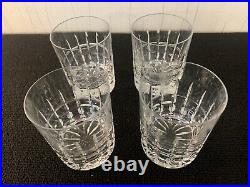 4 verres à whisky modèle Manhattan en cristal de Saint Louis (prix à la pièce)